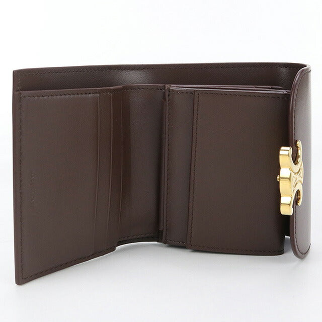 中古 セリーヌ 三折財布 レディース ブランド CELINE トリオンフ