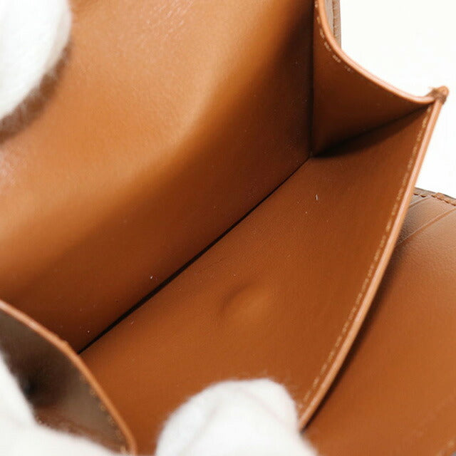 中古 セリーヌ 三折財布 レディース ブランド CELINE トリオンフ スモール フラップウォレット 10D78 3BZG.04LU ブラウン 財布 USDCE100427011