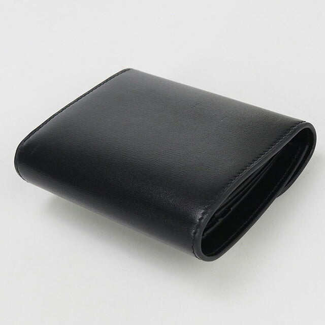 中古 セリーヌ 三つ折り財布 レディース ブランド CELINE トリオンフ スモール フラップウォレット レザー 10D783DPV.38NO ブラック 財布 USDCE100871011