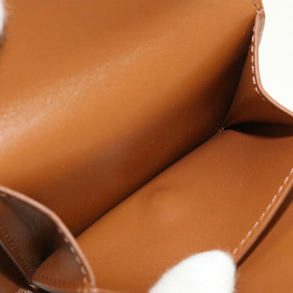 中古 セリーヌ 三つ折り財布 レディース ブランド CELINE スモール フラップウォレット 10D782CQH ベージュ 財布 USDCE100872011