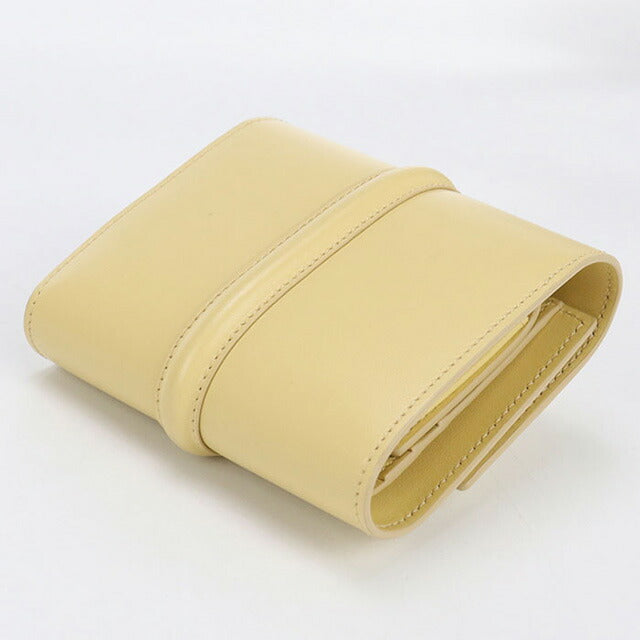 中古 セリーヌ 三つ折り財布 レディース ブランド CELINE 16(セーズ) スモール　トリフォールドウォレット レザー 10F52 3CQ7 イエロー USDCE101104011