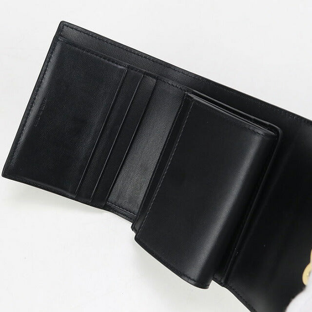 二手Celine Trifold钱包女装品牌CELINE Triomphe小翻盖钱包10D783DPV.38NO黑色钱包USDCE101535011