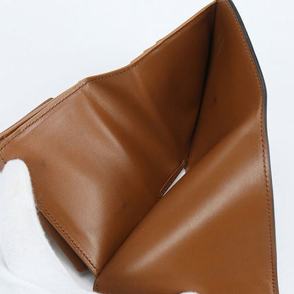 中古 セリーヌ 三つ折り財布 レディース ブランド CELINE トリオンフ スモール フラップウォレット 10D783BZG.04LU ブラウン 財布 USDCE101859011