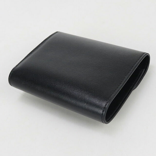 中古 セリーヌ 三折財布 レディース ブランド CELINE トリオンフ スモール フラップウォレット 10D783DPV.38NO ブラック 財布 USDCE102230011