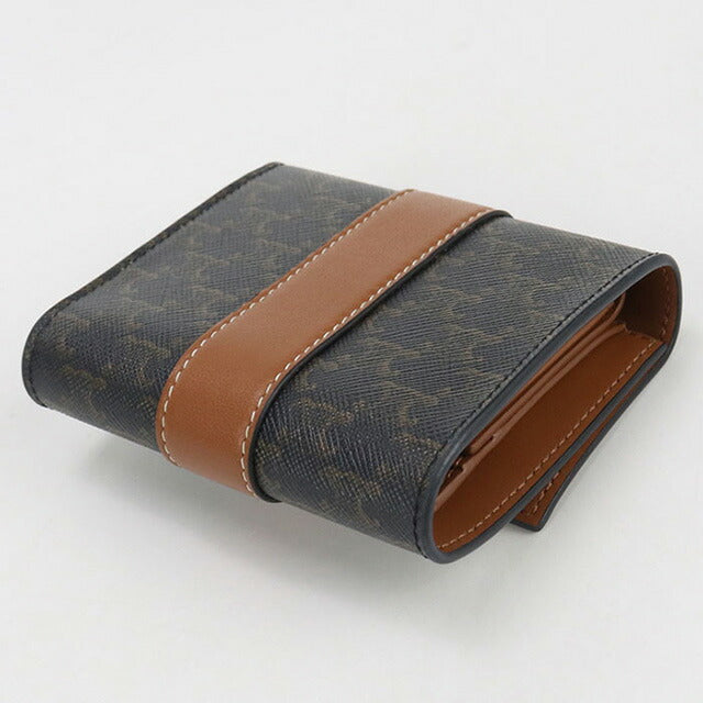 中古 セリーヌ 三折財布 レディース ブランド CELINE トリオンフ