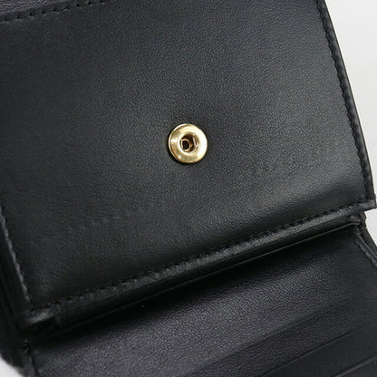 二手CELINE Trifold钱包女装品牌CELINE Triomphe小翻盖钱包10D783DPV黑色钱包USDCE102406011