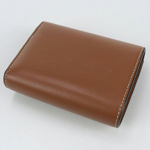 二手CELINE Trifold钱包女装品牌CELINE Triomphe小翻盖钱包10D783DPV棕色钱包USDCE102407011