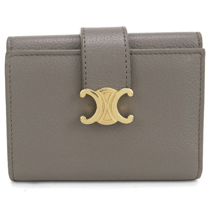 二手Celine Trifold钱包女装品牌CELINE细肩带钱包10M963GHH灰色钱包USDCE102414011