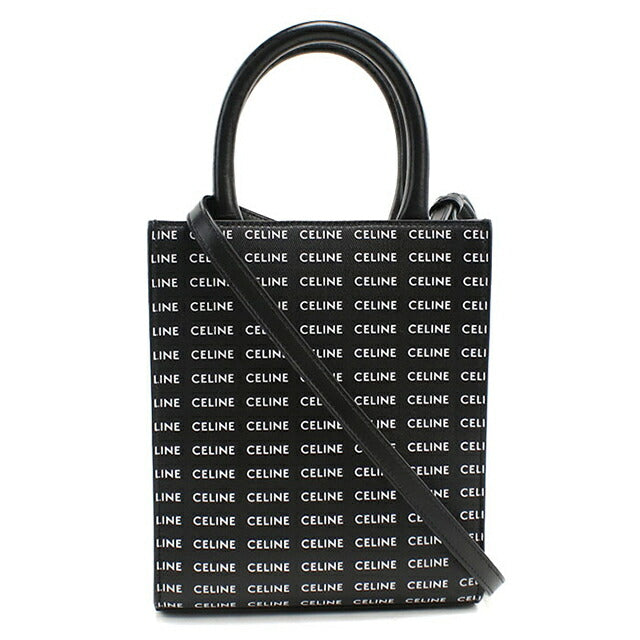 中古 セリーヌ ハンドバッグ レディース ブランド CELINE ミニ バーティカル カバ レザー 194372DT2.38AW ブラック バッグ USDCE102764011