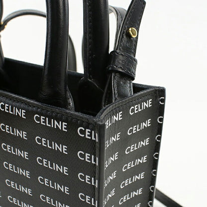 中古 セリーヌ ハンドバッグ レディース ブランド CELINE ミニ バーティカル カバ レザー 194372DT2.38AW ブラック バッグ USDCE102764011