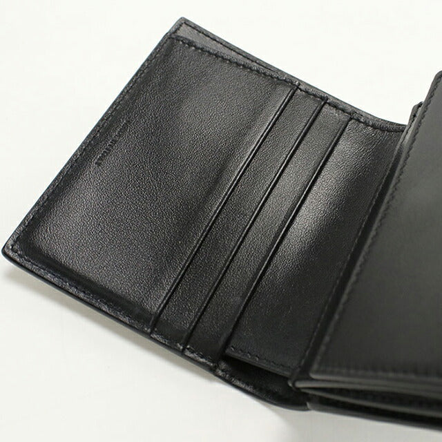 中古 セリーヌ 三つ折り財布 レディース ブランド CELINE トリオンフ スモールフラップウォレット 10D783DPV.38NO ブラック 財布 USDCE103820011