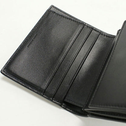 中古 セリーヌ 三つ折り財布 レディース ブランド CELINE トリオンフ スモールフラップウォレット 10D783DPV.38NO ブラック 財布 USDCE103820011