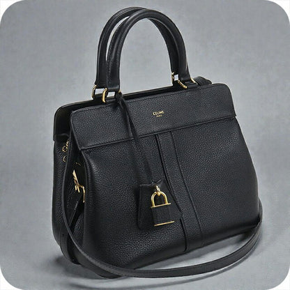 中古 セリーヌ トートバッグ レディース ブランド CELINE スモール カバ ドゥ フランス 2WAY 19196 3CRE 38NO ブラック バッグ USDCE104051011
