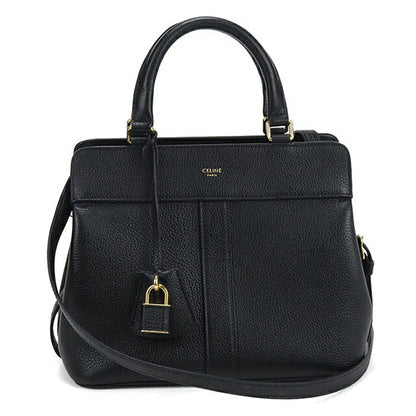中古 セリーヌ トートバッグ レディース ブランド CELINE スモール カバ ドゥ フランス 2WAY 19196 3CRE 38NO ブラック バッグ USDCE104051011