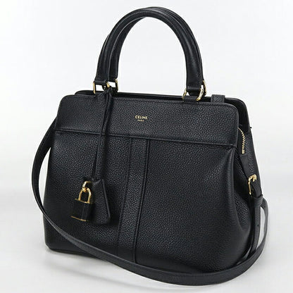 中古 セリーヌ トートバッグ レディース ブランド CELINE スモール カバ ドゥ フランス 2WAY 19196 3CRE 38NO ブラック バッグ USDCE104051011