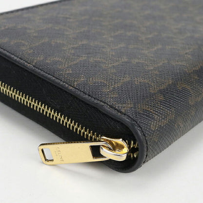 中古 セリーヌ 長財布ラウンドファスナー レディース ブランド CELINE トリオンフキャンバス ラージ ジップウォレット 10B552BQ3.38NO USDCE104108011