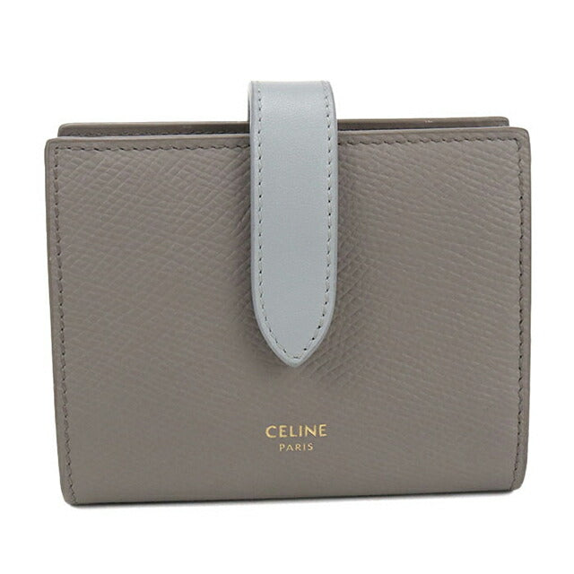 Used Celine bifold wallet ladies brand CELINE gray wallet USDCE104149011