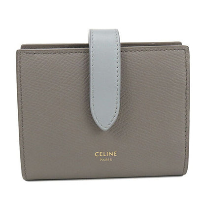 Used Celine bifold wallet ladies brand CELINE gray wallet USDCE104149011