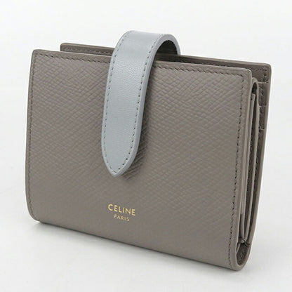 Used Celine bifold wallet ladies brand CELINE gray wallet USDCE104149011
