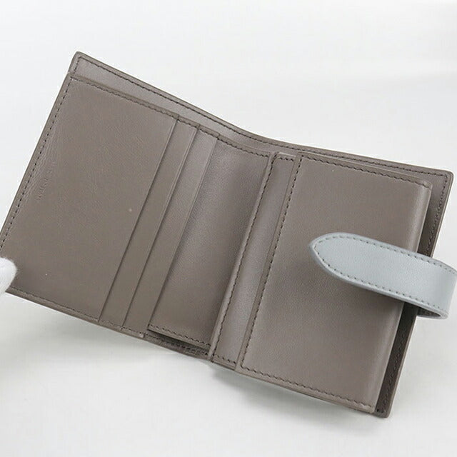 中古 セリーヌ 二折財布 レディース ブランド CELINE グレー 財布