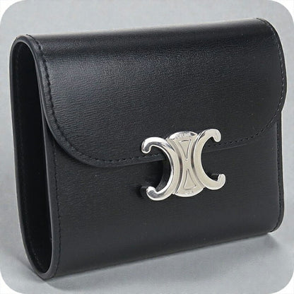 Used Celine Trifold Wallet Women&