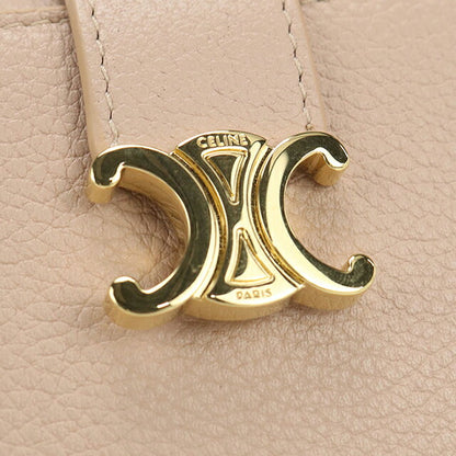 中古 セリーヌ 三つ折り財布 レディース ブランド CELINE トリオンフ ファインストラップウォレットニノ 10M963GHH.03SA ピンク 財布 USDCE104690011