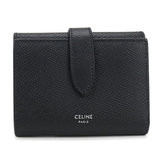 中古 セリーヌ 三つ折り財布 メンズ ブランド CELINE ファイン