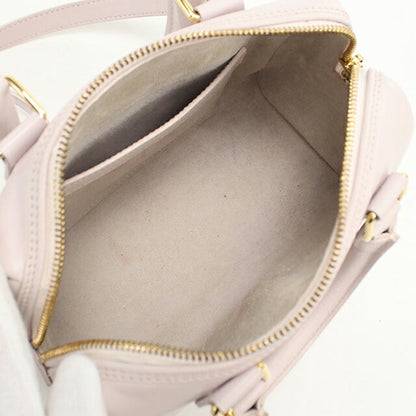 Used Celine Handbag Ladies Brand CELINE Triomphe Small Boston 113773DU3 Pink USDCE105053011