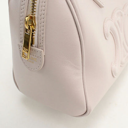 Used Celine Handbag Ladies Brand CELINE Triomphe Small Boston 113773DU3 Pink USDCE105053011