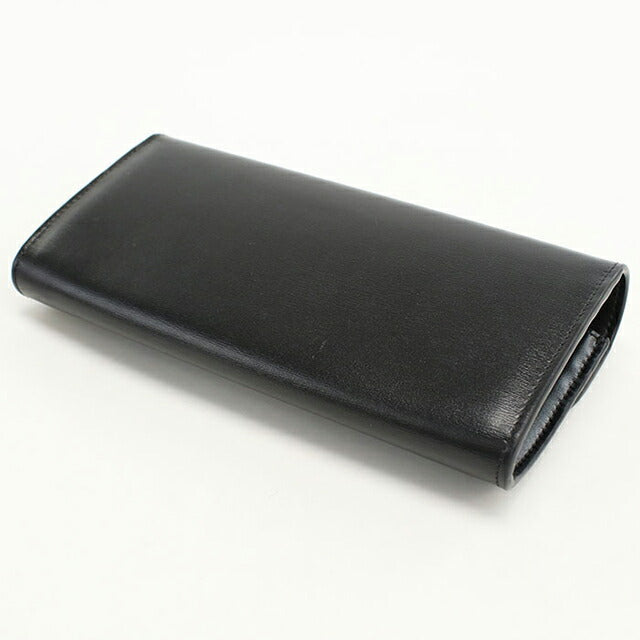 Used Celine long wallet bi-fold ladies brand CELINE Triomphe large wallet black wallet USDCE106001011