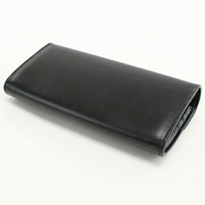 Used Celine long wallet bi-fold ladies brand CELINE Triomphe large wallet black wallet USDCE106001011
