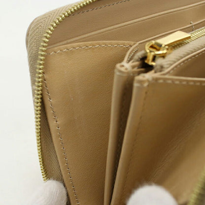 中古 セリーヌ 長財布ラウンドファスナー レディース ブランド CELINE ラージ ジップウォレット ベージュ 財布 USDCE106006011
