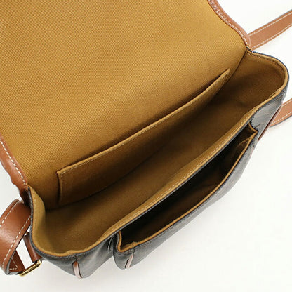 中古 セリーヌ 斜め掛け ショルダーバッグ レディース ブランド CELINE トリオンフキャンバス フォルコ ミディアム 191502BZJ ブラウン USDCE106393011