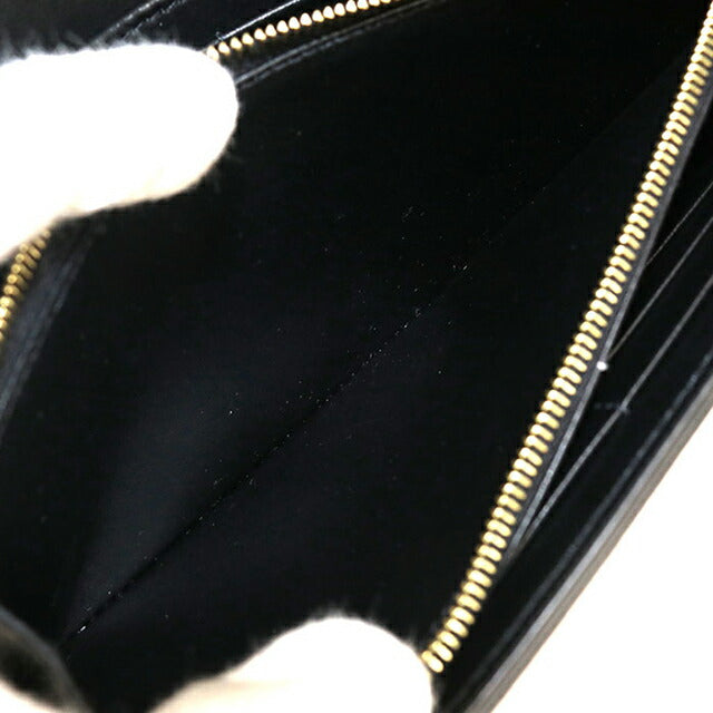 中古 セリーヌ 長財布二折 レディース ブランド CELINE トリオンフ ラージウォレット ブラック 財布 USDCE106615011