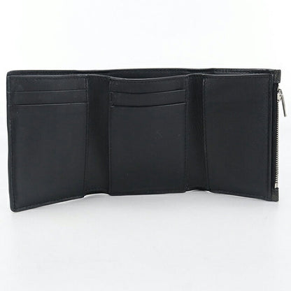 中古 セリーヌ 三つ折り財布 メンズ ブランド CELINE トリオンフキャンバス ブラック 財布 USDCE106620011