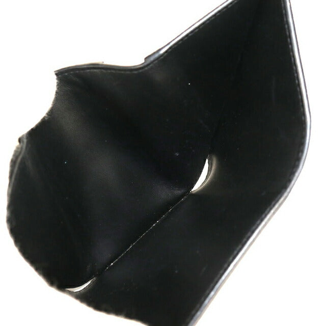 中古 セリーヌ 三つ折り財布 メンズ ブランド CELINE トリオンフキャンバス ブラック 財布 USDCE106620011