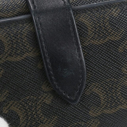 中古 セリーヌ 三つ折り財布 メンズ ブランド CELINE トリオンフキャンバス ブラック 財布 USDCE106620011