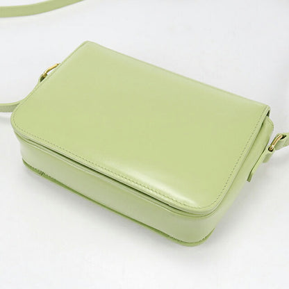 中古 セリーヌ 斜め掛け ショルダーバッグ レディース ブランド CELINE ティーントリオンフ 188423BF4 グリーン バッグ USDCE106720011