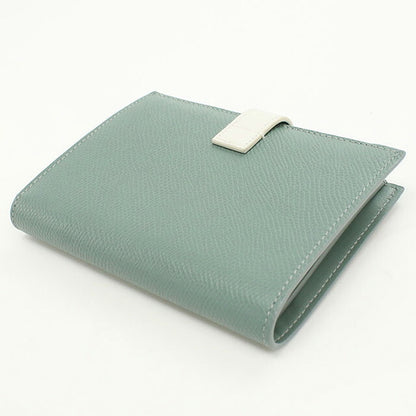 中古 セリーヌ 二折財布 レディース ブランド CELINE ストラップウォレット グリーン 財布 USDCE107074011