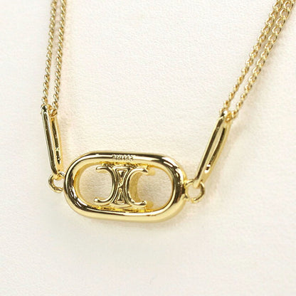 中古 セリーヌ ネックレス レディース ブランド CELINE マイヨン 46S896BRA ゴールド アクセサリー USDCE107910011