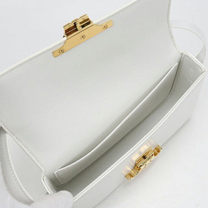 中古 セリーヌ ショルダーバッグ レディース ブランド CELINE トリオンフ レザー 194143BF4.01HT ホワイト USDCE107922011