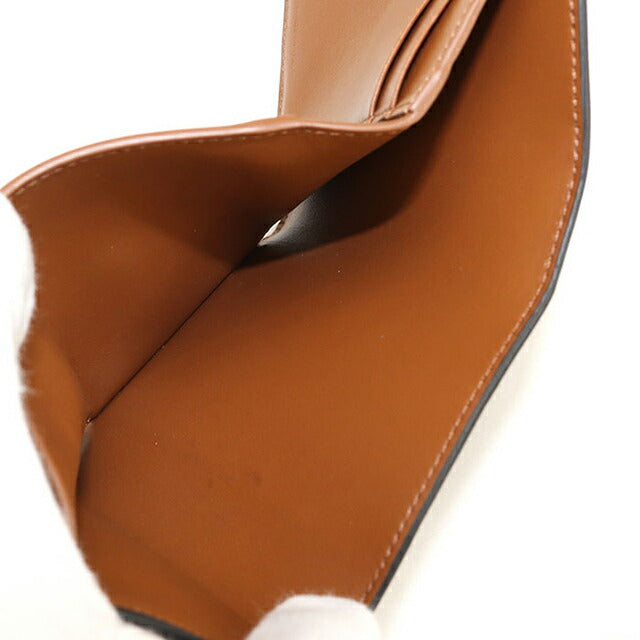 中古 セリーヌ 三つ折り財布 三折財布 レディース ブランド CELINE トリオンフキャンバス ファインストラップウォレットニノ ブラウン 財布 USDCE108137011
