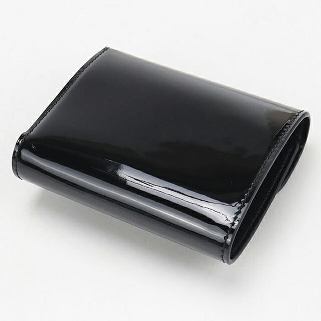 中古 セリーヌ 三つ折り財布 三折財布 レディース ブランド CELINE トリオンフ スモールフラップウォレット ブラック 財布 USDCE108138011