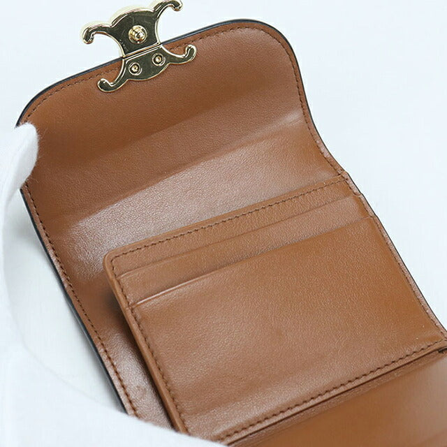 中古 セリーヌ 三つ折り財布 三折財布 レディース ブランド CELINE