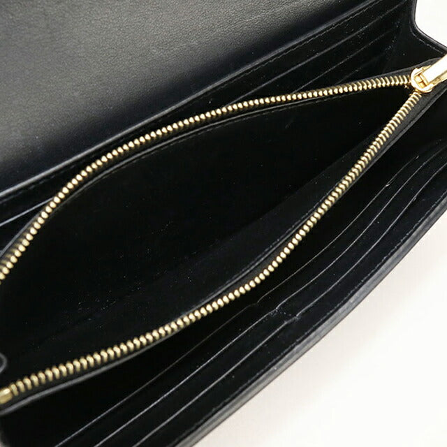 Used Celine long wallet bi-fold ladies brand CELINE Triomphe large wallet 10E313DPV.38NO black USDCE108307011