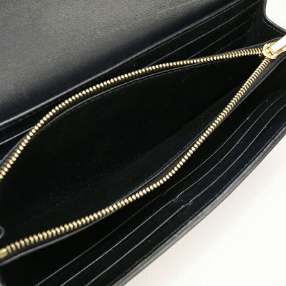 Used Celine long wallet bi-fold ladies brand CELINE Triomphe large wallet 10E313DPV.38NO black USDCE108307011