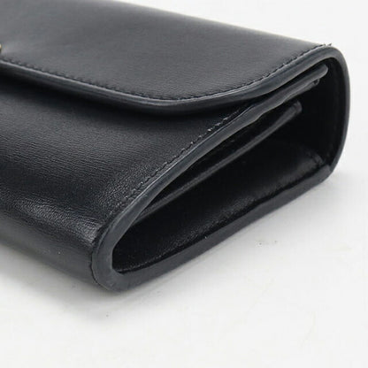 Used Celine long wallet bi-fold ladies brand CELINE Triomphe large wallet 10E313DPV.38NO black USDCE108307011