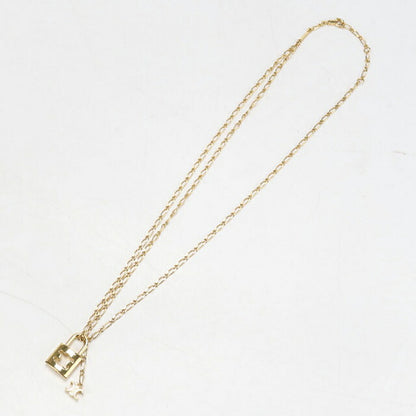 中古 セリーヌ ネックレス レディース ブランド CELINE トリオンフ ロック 461HH6BRA.35OR ゴールド アクセサリー USDCE108453011