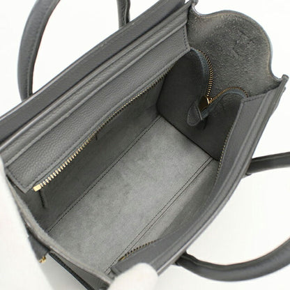 二手 Celine 手提包 女士品牌 CELINE Luggage Nano 189243AQL.10KL 灰色 USDCE108660011