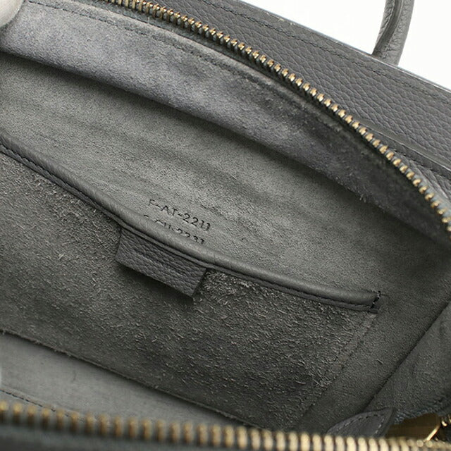 二手 Celine 手提包 女士品牌 CELINE Luggage Nano 189243AQL.10KL 灰色 USDCE108660011